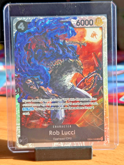 Rob Lucci EB04-048 Adventure on Kami's Island Foil One Piece TCG SR NM - Image 1