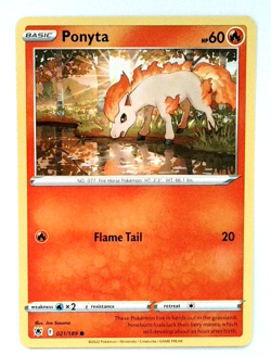 Pokemon Ponyta Card 021/189 Astral Radiance TCG - Image 1