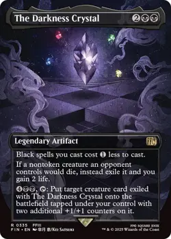 🧙The Darkness Crystal 0335 R Borderless FIN Final Fantasy MTG - Image 1