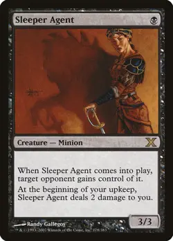 MTG - Sleeper Agent - Tenth Edition - X1 - (MP) - - Image 1