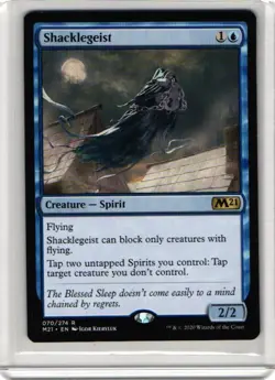 MTG Magic the Gathering Shacklegeist (70/417) Core Set 2021 NM - Image 1