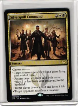 Silverquill Command NM Strixhaven ENGLISH 232/275 mtg - Image 1