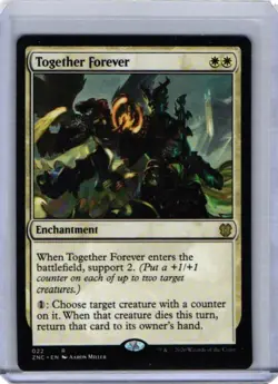 MTG Magic the Gathering Together Forever (22/155) Zendikar Rising Commander LP - Image 1