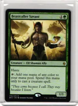 Beastcaller Savant Battle for Zendikar Magic the Gathering MTG - Image 1