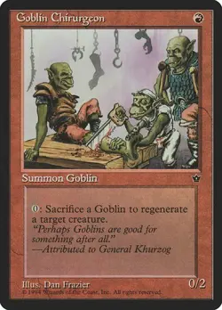 MTG - Goblin Chirurgeon (Dan Frazier) - Fallen Empires - Magic the Gathering - Image 1