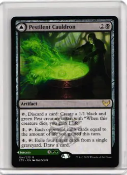 MTG Pestilent Cauldron Restorative Burst Strixhaven: School of Mages 154 - Image 1