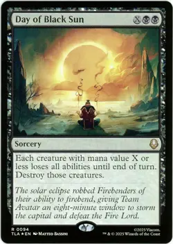 Day of Black Sun (Foil) - 0094 - Avatar: The Last Airbender TLA - MTG - NM/M - Image 1