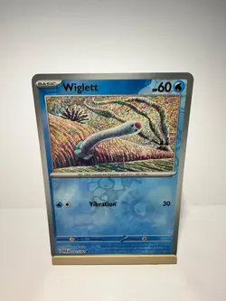 Wiglett 052/182 Common Paradox Rift Pokemon Reverse Holo Near Mint - Image 1