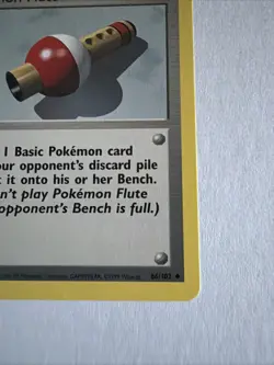 Pokemon Flute 086/102 Base Set Regular - Image 4