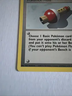 Pokemon Flute 086/102 Base Set Regular - Image 5