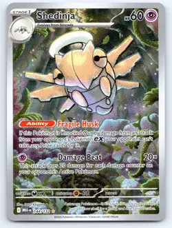 Shedinja 144/132 Illustration Rare Mega Evolution Pokemon Near Mint - Image 1