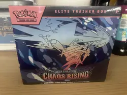 Pokemon TCG: Chaos Rising Elite Trainer Box (ETB) damaged seal - Image 1