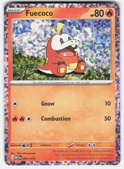 Fuecoco 002/015 holo Promo McDonald's Collection 2023 Pokemon Holo Near Mint - Image 2