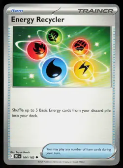 Energy Recycler 164/182 Uncommon Destined Rivals Pokemon Near Mint - Image 1