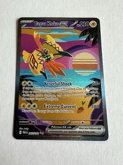 Tapu Koko ex 247/182 Special Illustration Rare Paradox Rift Pokemon NM - Image 1