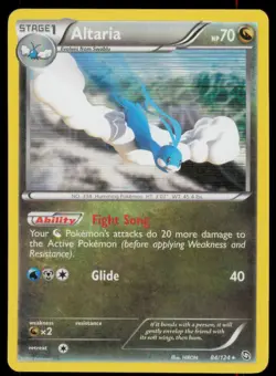 Altaria 84/124 Holo Rare Dragons Exalted Pokemon Holo Heavily Played - Image 1