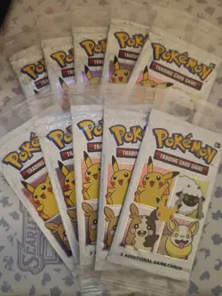 10x General Mills 25TH Anniversary Sealed Booster Packs Pokemon TCG - - Image 1