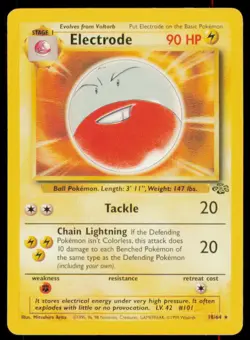 Electrode 18/64 Rare Jungle Pokemon Heavily Played - Image 1