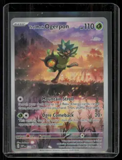 Teal Mask Ogerpon SVP 123 Black Star Promo Full Art Rare Holo Pokemon TCG - NM - Image 1