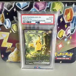 2026 POKEMON ASC EN-ASCENDED HEROES SPECIAL ILLUSTRATION RARE PIKACHU EX PSA 10 - Image 1