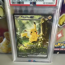 2026 POKEMON ASC EN-ASCENDED HEROES SPECIAL ILLUSTRATION RARE PIKACHU EX PSA 10 - Image 3