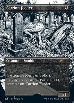 Carrion Feeder Foil Etched English Secret Lair Special Guest: Junji Ito MTG - Image 1