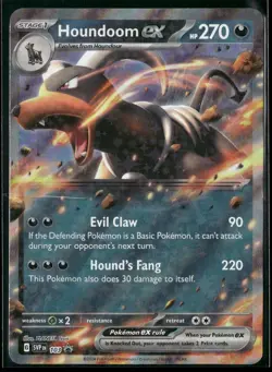 Houndoom ex 103 Holo Promo Scarlet & Violet Promo Pokemon Near Mint - Image 1