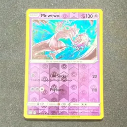 Mewtwo 56/172 Reverse Holo Rare SWSH09: Brilliant Stars Pokemon TCG - Image 1