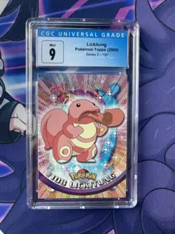 2000 Topps Pokemon Lickitung Series 2 #108 First Print (Blue Logo) - Image 2