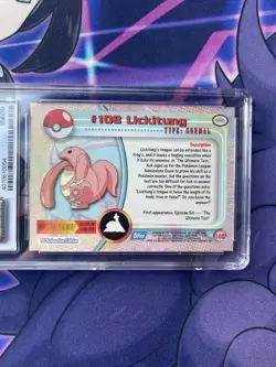 2000 Topps Pokemon Lickitung Series 2 #108 First Print (Blue Logo) - Image 5