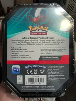 Pokemon Triple Whammy Tin Lot (12) SEALED + 2 Knockout Boxes - 40 packs total. - Image 4