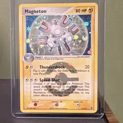 Pokemon TCG Magneton 9/112 EX FireRed & LeafGreen Holo Rare English 2004 - Image 1