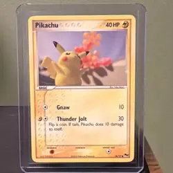Nintendo Pokemon TCG Pikachu 16/17 POP Series 2 Common Regular English 2005 40HP - Image 1