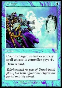Disrupt - Medium Play MTG Invasion - Image 1