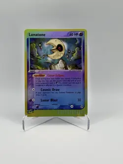 Pokemon TCG Lunatone 8/100 Reverse Holo Pokemon Sandstorm Great Condition 1759 - Image 1