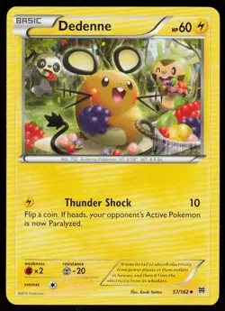 Dedenne 57/162 Uncommon BREAKthrough Pokemon Near Mint - Image 1