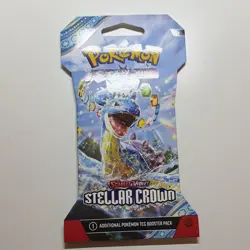 Pokemon Scarlet & Violet Stellar Crown TGC Booster Pack English PACK ART VARIES - Image 1