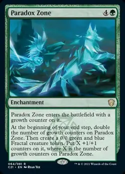 Paradox Zone - Light Play MTG Commander 2021 Strixhaven - Image 1