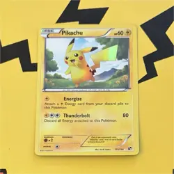 Pokemon TCG Pikachu 115/114 Black & White Secret Rare Holo English 2011 - Image 1