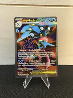 Mega Greninja EX 100/086 chaos rising Rare Full Art Holo EX 350 HP - Image 1