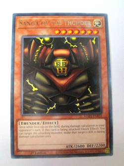 Yugioh! Sanga Of The Thunder Maze-En032 Rare 1st Ed Near Mint!! - Image 1