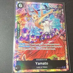 Yamato Alternate Art Super Rare OP16-098 NM/Mint Time of Battle - Image 1