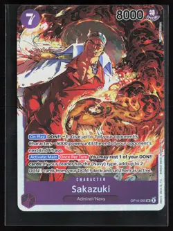 The Time of Battle #OP16-065 Sakazuki - Image 1
