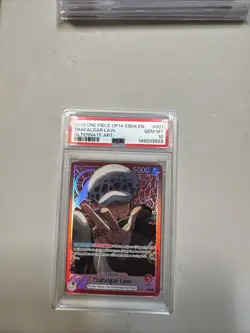 One Piece Trafalgar Law Alt Art OP14-001 The Azure Seas Seven PSA 10 GEM MINT 💎 - Image 1