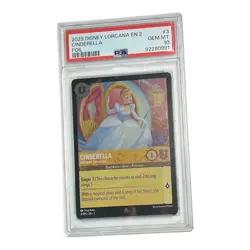 Disney Lorcana EN 2 Cinderella - Ballroom Sensation #3 FOIL PSA 10 - Image 1