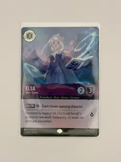 Ravensburger Disney Lorcana Elsa - Snow Queen Fabled Foil 210/204 ENG - Image 1