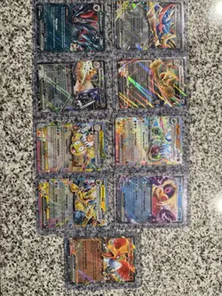 Pokemon EX GX 9 Card Lot Flygon Jolteon Ho-Oh Zoroark Ultra Rare Bundle - Image 1