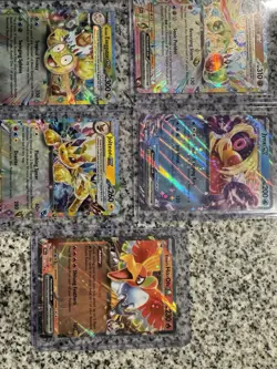 Pokemon EX GX 9 Card Lot Flygon Jolteon Ho-Oh Zoroark Ultra Rare Bundle - Image 3