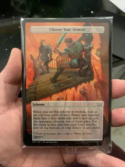 1x Duskmourn Archenemy Sealed Set of Cards MTG Commander (Choose Your Demise) - Image 1