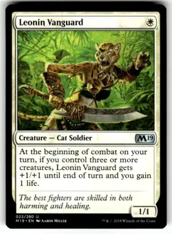 Leonin Vanguard Core Set 2019 Regular MTG - Image 1